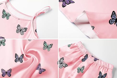 Umeyda Girls & Womens Pajamas Set Sleeveless Camisole Tank Top and Shorts 2 Piece Sleepwear Summer Outfits in Saudi Arabia