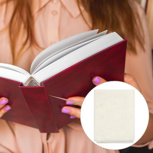 مجموعة قماش تجليد الكتب من WEBEEDY، 3 قطع من قماش شبكي لتجليد الكتب مقاس 36 × 39 بوصة، قماش إصلاح أبيض قطعتين من ورق التجعيد الورقي و3 قطع من الفرش لصنع الكتب وإصلاح التجليد in Saudi Arabia
