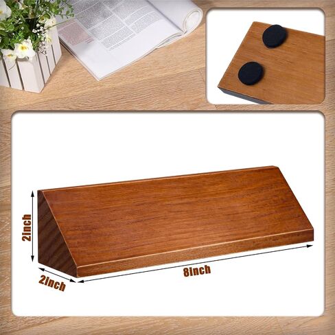 Eersida 2 Pcs Blank Business Wood Name Plate for Desk Name Plate Walnut DIY Personalized Wooden Name Plaque for Desk Nameplate for Office Classroom Gift 8 x 2 x 2 Inch in Saudi Arabia