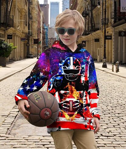 Ahegao Kid Hoodies Boys Sweatshirts for Girls 3D Prints Pullover 6-16 Years in Saudi Arabia