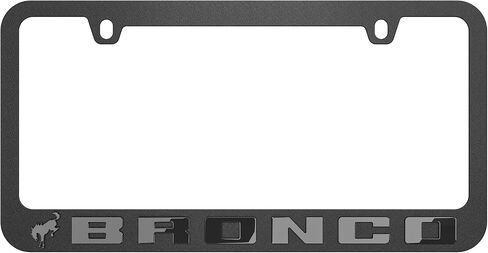 Black License Plate Frame (Black) in Saudi Arabia