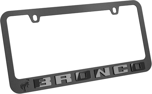 Black License Plate Frame (Black) in Saudi Arabia