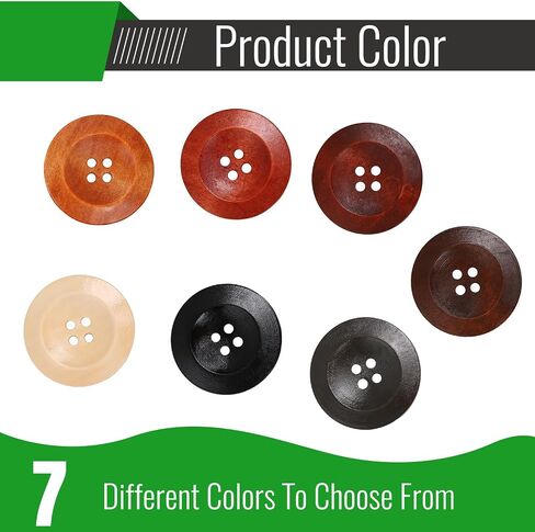 Resin Sewing Buttons,15mm Sewing Round Shirt Button for Crafts，DIY and Clothes Sewing (Black,50pcs) in Saudi Arabia