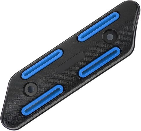Exhaust Pipe Thermal Protector, Exhaust Pipe Thermal Protector Universal Stylish Wearproof for Motorcycles for Scooters (Blue), BusoThyctw3hna0p-15 in Kuwait