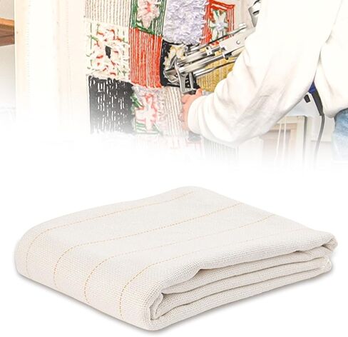 67" x 67" Overlocking Primary Tufting Cloth for Rug Tufting with Marked Lines, Monks Cloth for Punch Needle in Saudi Arabia