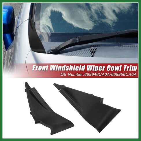 Motoforti Front Windshield Wiper Cowl Cover Extension Trim Wiper Cowling Plastic Panel Fit for Nissan Altima 2019-2021 No.668946CA0A/668956CA0A - Pack of 2 Long-Lasting in Saudi Arabia