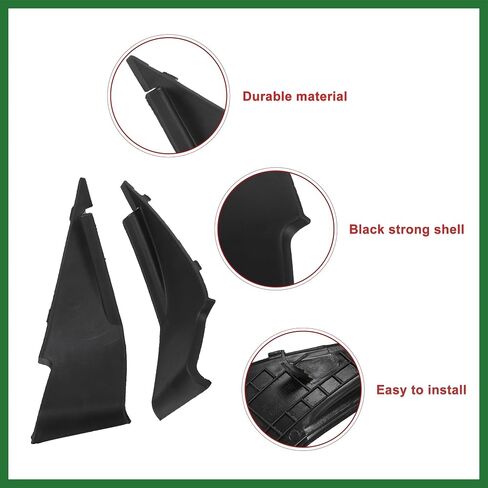 Motoforti Front Windshield Wiper Cowl Cover Extension Trim Wiper Cowling Plastic Panel Fit for Nissan Altima 2019-2021 No.668946CA0A/668956CA0A - Pack of 2 Long-Lasting in Saudi Arabia