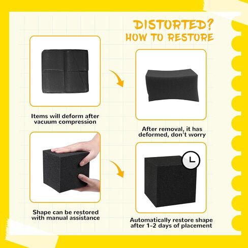 Foam Pit Cubes Blocks - 48PCS Sponge Form Cubes for Foam Ball Pits, Gymnastics, Freerunning and Parkour Courses, Skateboard Parks, BMX, Trampoline Arenas-Grey and black(5" x 5" x 5") in Saudi Arabia