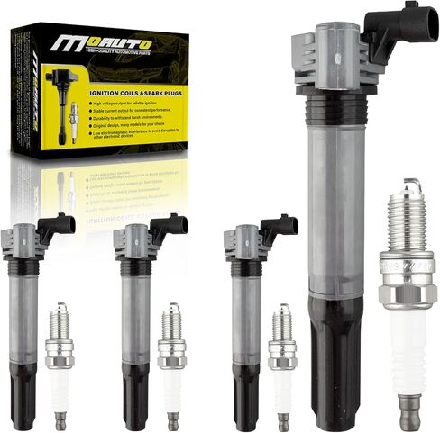 Set of 4 Ignition Coils Pack UF781 3052059B013 & 4 PCS Iridium Spark Plugs Compatible with Honda Accord CR-V Civic Insight RDX 2017-2021 1.5L 2.0L in Kuwait