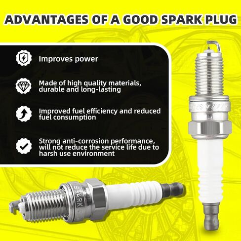 Set of 4 Ignition Coils Pack UF781 3052059B013 & 4 PCS Iridium Spark Plugs Compatible with Honda Accord CR-V Civic Insight RDX 2017-2021 1.5L 2.0L in Kuwait