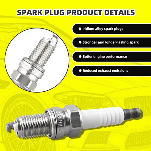 Set of 4 Ignition Coils Pack UF781 3052059B013 & 4 PCS Iridium Spark Plugs Compatible with Honda Accord CR-V Civic Insight RDX 2017-2021 1.5L 2.0L in Kuwait