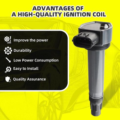 Set of 4 Ignition Coils Pack UF781 3052059B013 & 4 PCS Iridium Spark Plugs Compatible with Honda Accord CR-V Civic Insight RDX 2017-2021 1.5L 2.0L in Kuwait