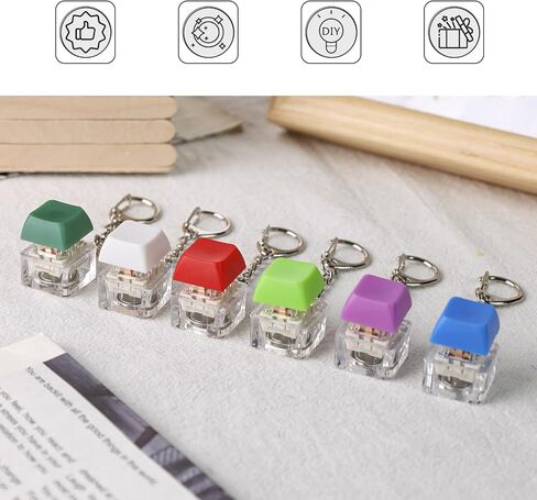 MCPINKY 6PCS Keyboard Buttons Toys, Decompression Toys Keyboard Fidget Toys for Offices Home in Saudi Arabia