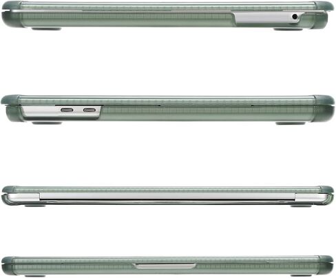 MOSISO Compatible with MacBook Pro 13 inch Case M2 2025-2016 A2338 M1 A2251 A2289 A2159 A1989 A1708 A1706, Anti-Cracking Heavy Duty Plastic TPU Bumper Hard Case&Keyboard Skin&Screen Film, Pink in Saudi Arabia