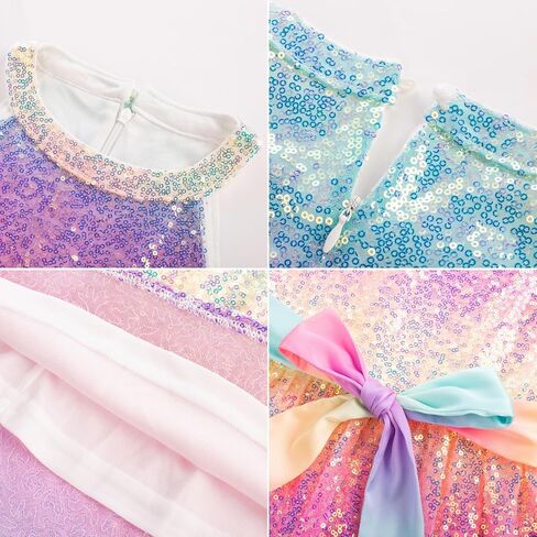 GRACE KARIN Girls Sequin Party Dress Cute Girls Formal Princess Midi Dress for Wedding (6-14Y) in Saudi Arabia