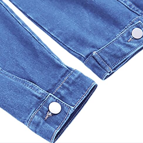 LZLER Denim Jacket Men American Flag Trucker Jackets Classic Slim Fit Jean Jacket for Men in Kuwait