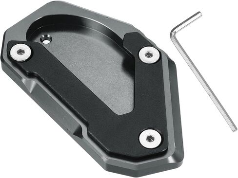 X AUTOHAUX مجموعة واحدة من وسادة مسند الدراجة النارية من سبائك الألومنيوم لسوزوكي DL650 V-Strom650 XT 650XT 2004-2022 دراجة نارية تمديد دعم القدم مع مفتاح ربط أسود رمادي in Saudi Arabia