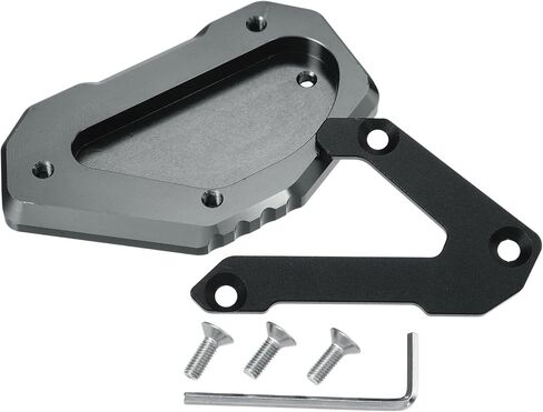X AUTOHAUX مجموعة واحدة من وسادة مسند الدراجة النارية من سبائك الألومنيوم لسوزوكي DL650 V-Strom650 XT 650XT 2004-2022 دراجة نارية تمديد دعم القدم مع مفتاح ربط أسود رمادي in Saudi Arabia