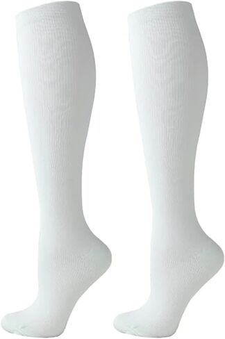 2 Pairs Compression Socks for Women Men Circulation-Best Support for Nurses,Running,Athletic,Travel in Saudi Arabia