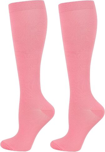 2 Pairs Compression Socks for Women Men Circulation-Best Support for Nurses,Running,Athletic,Travel in Saudi Arabia