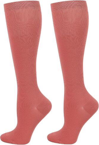 2 Pairs Compression Socks for Women Men Circulation-Best Support for Nurses,Running,Athletic,Travel in Saudi Arabia