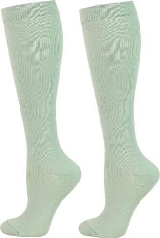2 Pairs Compression Socks for Women Men Circulation-Best Support for Nurses,Running,Athletic,Travel in Saudi Arabia