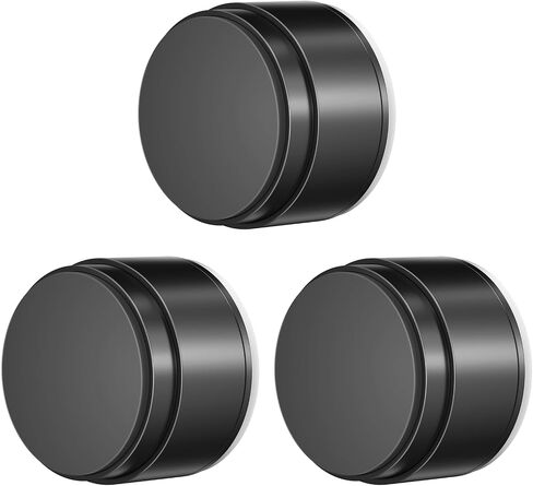 Door Stoppers for Wall Protector with Adhesive, Aluminum Door Knob Wall Protector, Spring Shock Absorption Technology, Door Bumpers for Walls, 1.38" Diameter, 0.94" Thickness in Saudi Arabia