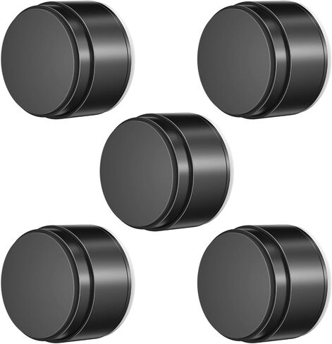 Door Stoppers for Wall Protector with Adhesive, Aluminum Door Knob Wall Protector, Spring Shock Absorption Technology, Door Bumpers for Walls, 1.38" Diameter, 0.94" Thickness in Saudi Arabia