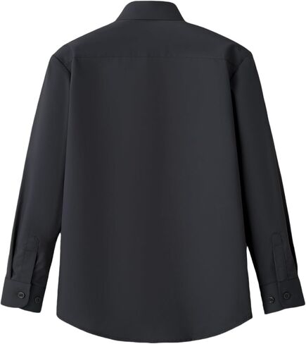 FAHIZO Boys' Long Sleeve Regular Fit Button-Down Collared Stretch Dress Shirt with Chest Pocket in Saudi Arabia