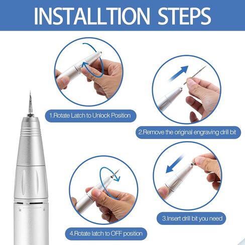 Cordless Engraving Pen Kit, 30000rpm 5-Level Adjust Speed USB Engraver Tool for Jewelry Glass Wood Stone Metal glass and plastic in Saudi Arabia