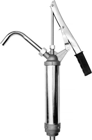 QWORK Lever Action Oil Drum Pump, Fits 5 - 55 Gallon Container, Universal Barrel Pump Dispenser for Fluid Transfer, Such Motor Oils, Heating Oils, Diesel, Kerosene in Saudi Arabia