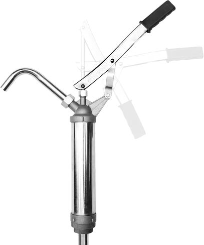 QWORK Lever Action Oil Drum Pump, Fits 5 - 55 Gallon Container, Universal Barrel Pump Dispenser for Fluid Transfer, Such Motor Oils, Heating Oils, Diesel, Kerosene in Saudi Arabia
