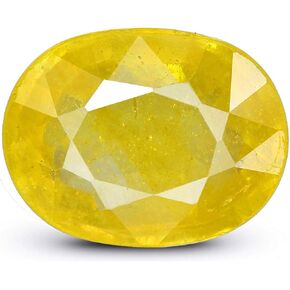 5.25 Carat Natural Certified Yellow Saphire (Pukhraj) Loose Gemstone