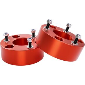 EVIL ENERGY 3 inch Leveling Lift Kit, 3" Front Suspension Lift Kit For 2004-2023 F150 2WD 4WD Forged Strut Spacers Red