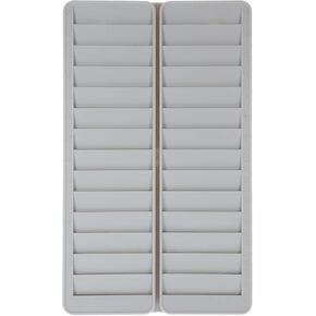 4pcs Time Card Holder Wall Mount, Time Card Rack 28 Pockets(112 Pockets in Total), Plastic Time Card Holder Time Card Organizer For Attendance Recorder Office Warehouses Factories