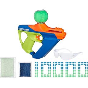 Nerf Pro Gelfire Nightfall Uproar Full Auto Blaster, 150 FPS, 10,000 Rounds, Glow in The Dark Blaster, Eyewear, Age 14+