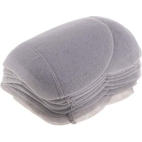 Baosity 10 Pairs Grey Shoulder Pads for Coats Jackets Suits Professional Wear