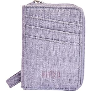 HAIKU Sprout Wallet, Lightweight Small Wristlet Wallet with Zippered Pouch, RFID Pockets, and Removeable Wrist Strap, Honeycomb