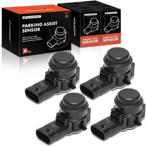 A-Premium 4-PC Reverse Backup Parking Assist Sensor Compatible with Tesla Models - Model S 2012-2021, Model X 2016-2021