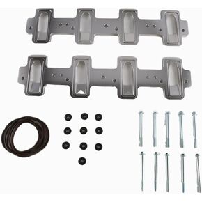 EM-1021-S 551316 لوحات محول مشعب السحب مستطيلة مناسبة لرأس أسطوانة منفذ LS Catherdral إلى LS3 LSA ZL1 CTS-V