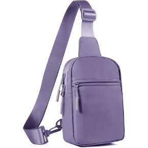 Titosha Small Sling Bag Crossbody Bags for Women Trendy with Extended Strap Mini Chest bag Daily Bag Two-way Plastic Zipper