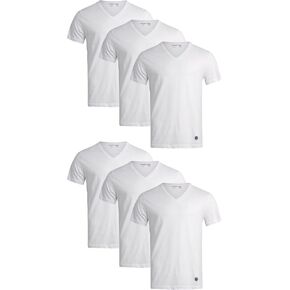 Life is Good Men's Undershirts – 6 Pack Soft Breathable T-Shirt: Crewneck Undershirts, V-Neck Undershirts (S-XL)
