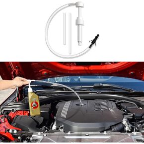 Fluid Pump for Standard Quart Bottles, Fluid Transfer Pump, Transmission Fluid Pump with 3rd Hand Adapter, 8cc Pump Stroke Hand Pump Fit Transfer Gear Oil, Differential & Transmission Fluid