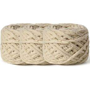Plush Chenille Chunky Yarn 100g (49.2yd) - Fluffy Velvet Yarn Crochet for Blanket Knitting and Crocheting - Baby Yarn for Crocheting Soft - Amigurumi Yarn (Red)