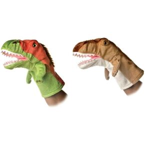 Aurora Bundle of 2 10'' Dinosaur Hand Puppets