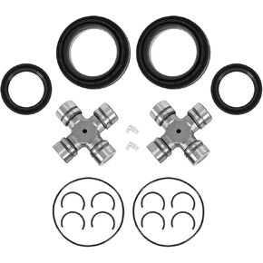 Front Axle Seal & U Joint Kit Compatible with Ford F250 F350 F450 F550 Super Duty Excursion with Dana 50/60 1998-2005 Replace# 2002692 50381 50491 SPL55-4X 41784-2