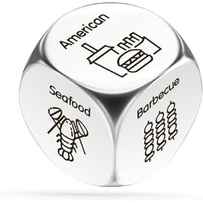 Food Decision Dice Funny Date Night Dice Gifts for Boyfriend Girlfriend Couple Gifts Boyfriend Birthday Gift Ideas Husband Wife Birthday Gift Valentines Day Gifts for Him for Friend