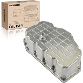 A-Premium Engine Oil Pan Sump with Drain Plug Compatible with Jeep WK2 Series Grand Cherokee 2014-2019, 3.0L, Replace # 68211182AA, 68147572AA