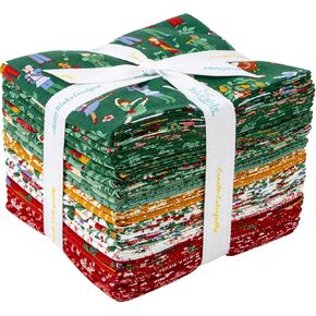 Cayla Naylor A Pear-fect Christmas 22 Fat Quarters Riley Blake Designs FQ-14970-22, Assorted