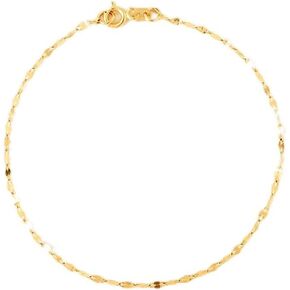 سوار سلسلة مرآة من الذهب الصلب عيار 14 قيراط للنساء | سوار سلسلة مرآة من الذهب الحقيقي عيار 14 قيراط | سوار سلسلة لذيذ | مجوهرات ذهبية عيار 14 قيراط للنساء | هدية لعيد الميلاد، قابلة للتعديل من 6 إلى 7 بوصات in Kuwait